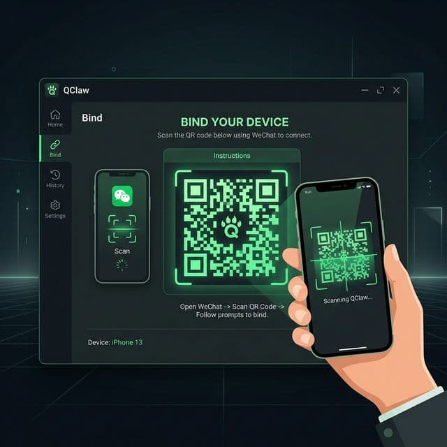 微信扫码界面演示